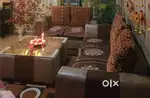Sofa set 5 seater with center table