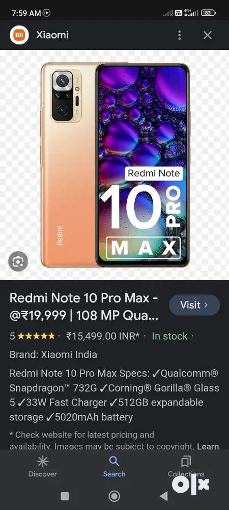 Redmi note 10 Pro max