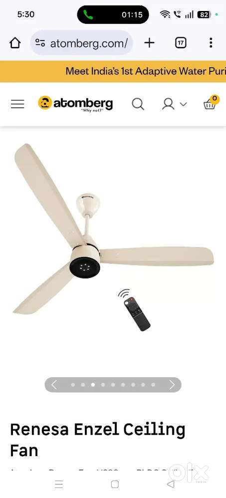 ATOMBERG BLDC FAN