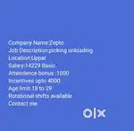 Wanted male (picker&loader) Uppal hyd