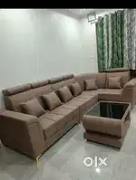 L shape sofa set