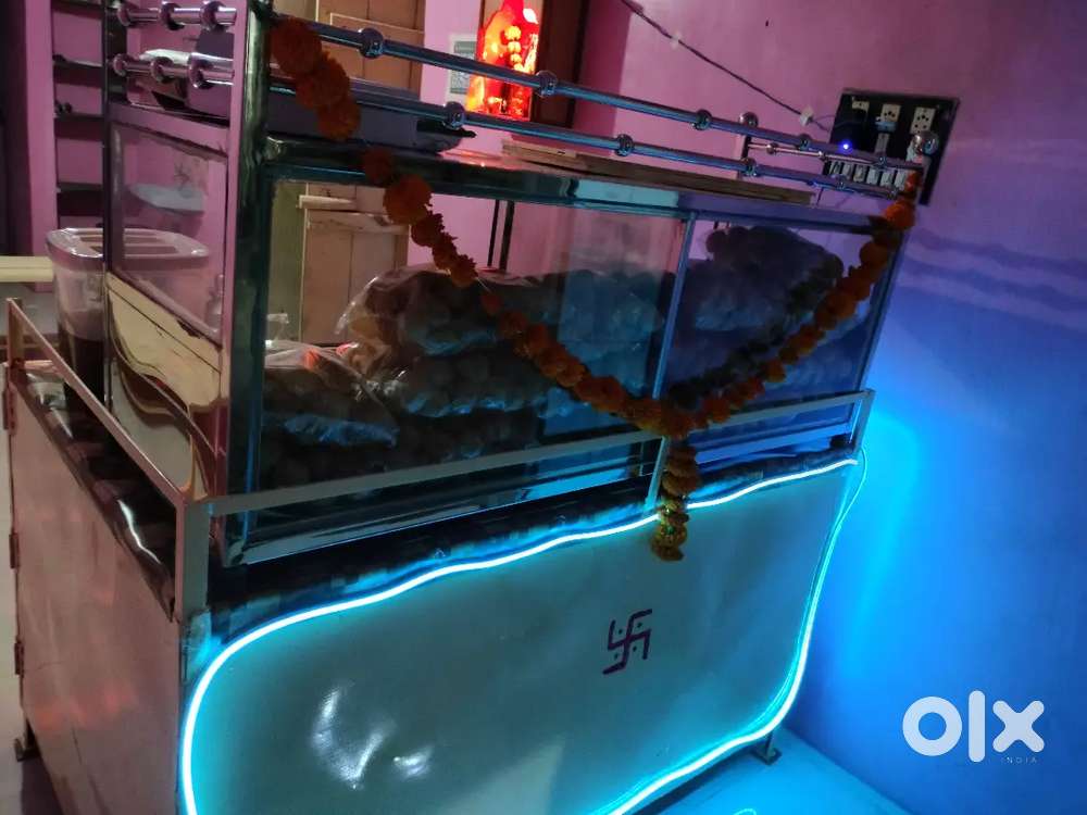 New steel Pani puri counter