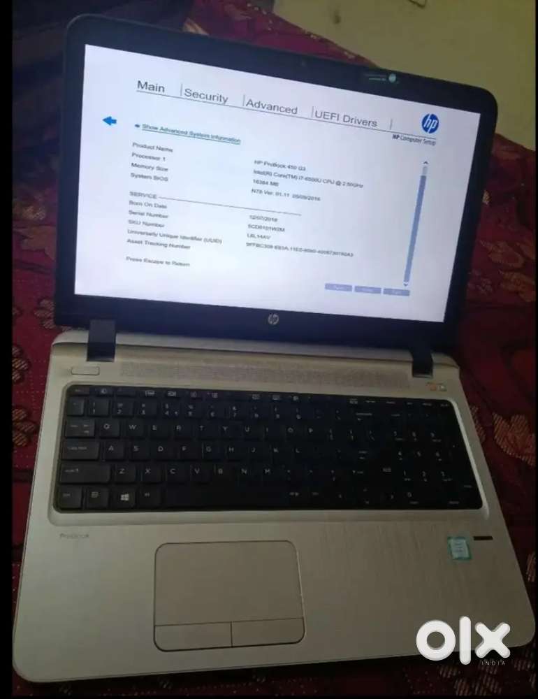 HP pro book lap top