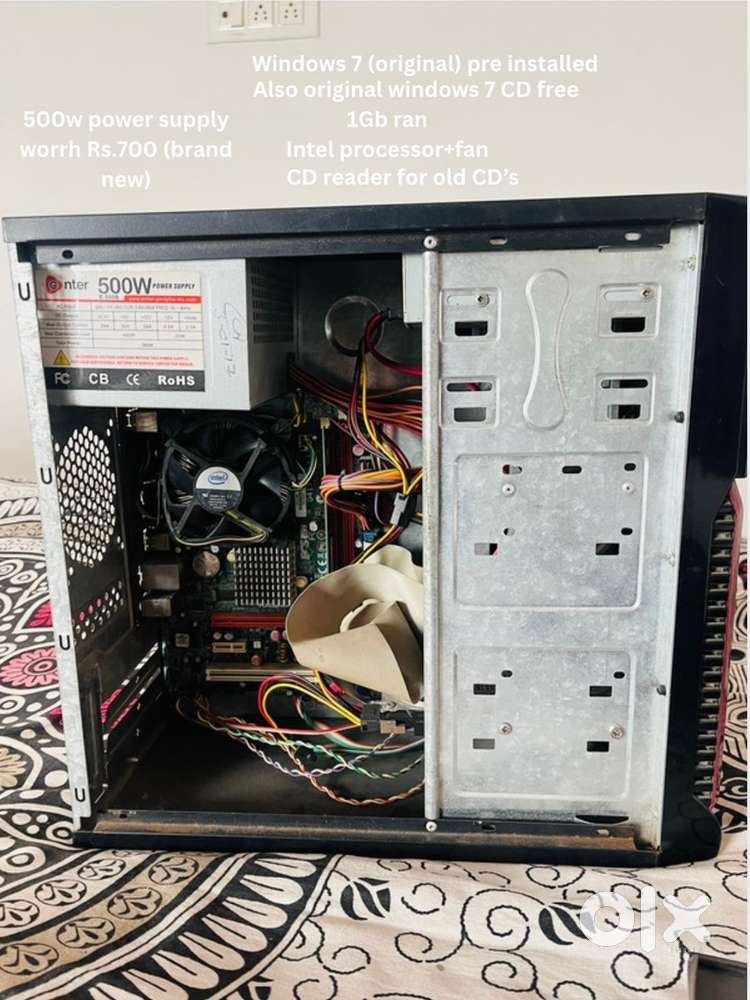 Cpu for 1000₹ and wifi adapter ₹200,2 ram sticks 100₹ ,and ups