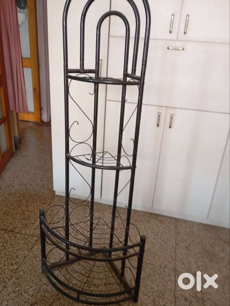 Corner Storage Furniture - Metal, Elegant Design