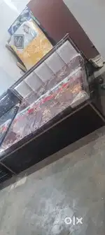New King size bed with storage in wholesale price cod availabl
