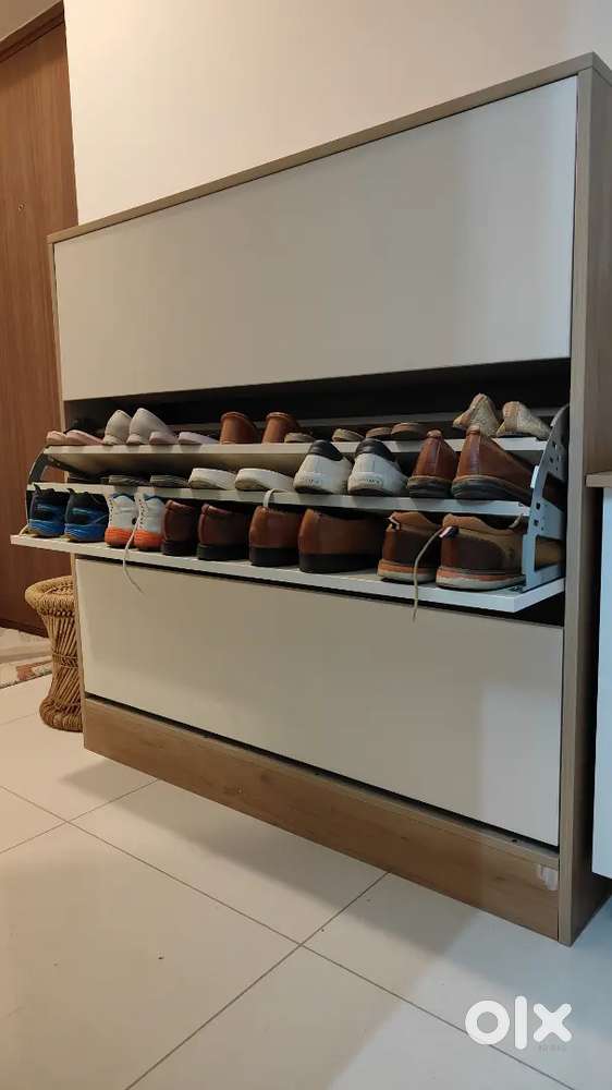 Flap-down Shoerack