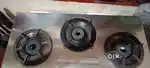 3 burner steel gas stove
