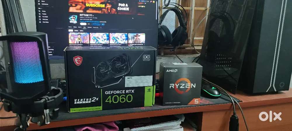 Ryzen 5 5600  RTX 4060  32GB RAM  512GB + 120GB SSD  1TB HDD