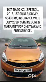 Tata Tiago 1.2 Revotron XZ WO Alloy, 2016, Petrol