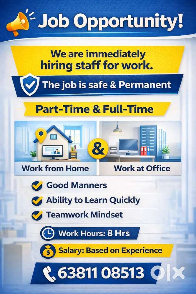 Work From Home & Office Job