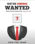 Back Office Executive Wanted