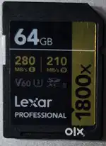 64GB Lexar professional Memory Card