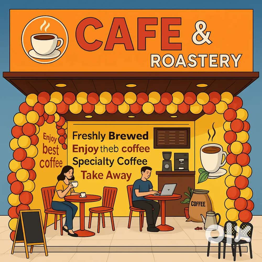 Running Cafe For Rent -with Existing franchise