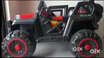 Battery Operated 4x4 Jeep with Light & Music Car, Drive 1 to 8 Y (Red)