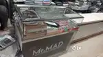 Mirror counter and glass self and channel