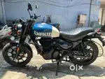 Royal Enfield Hunter 350 Blue Color