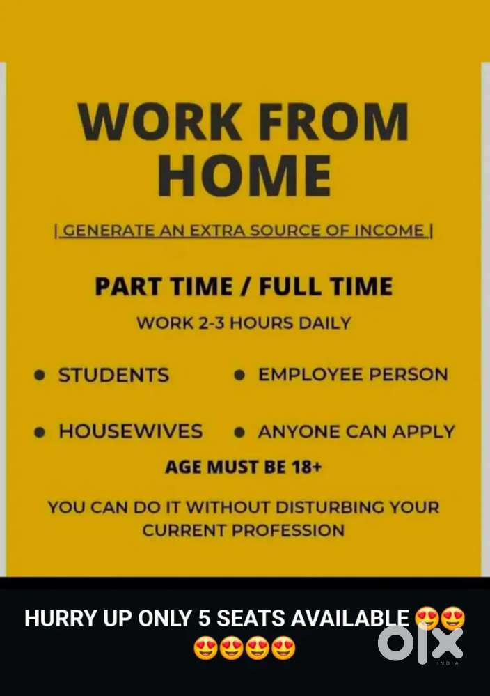 Work from home for students, Housewife and job parson