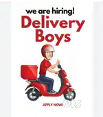 Courier Delivery boy 8th pass