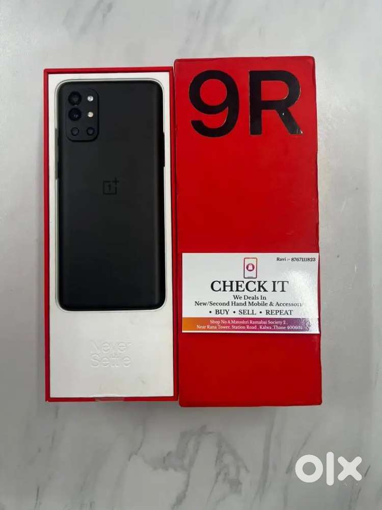 CHECKIT:- one Plus 9R (12/256)Gb Black Colour in Excellent condition