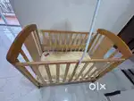 Babyhug cot cum bed with mattress+ R for rabbit convertible car seat