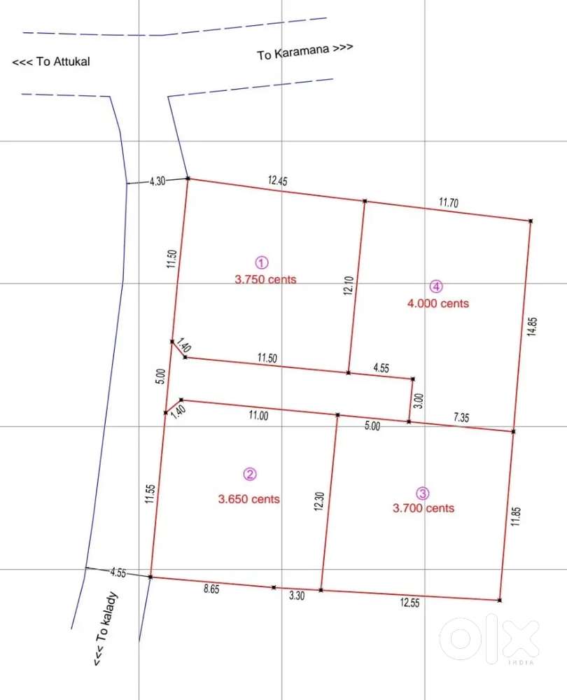 Plot for Selling at Attukal