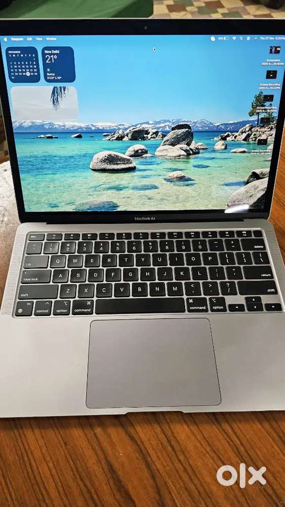 MacBook Air M1(Space Grey)- 8GB/256GB  With Box & Kit  Nov 2021 Unit