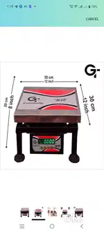 GRAMTECHNOLOGY Scale 100kg x 10gm