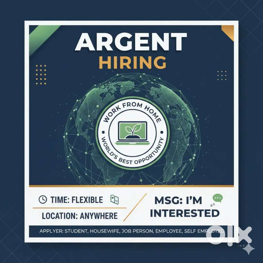 Work from home opportunity for you
