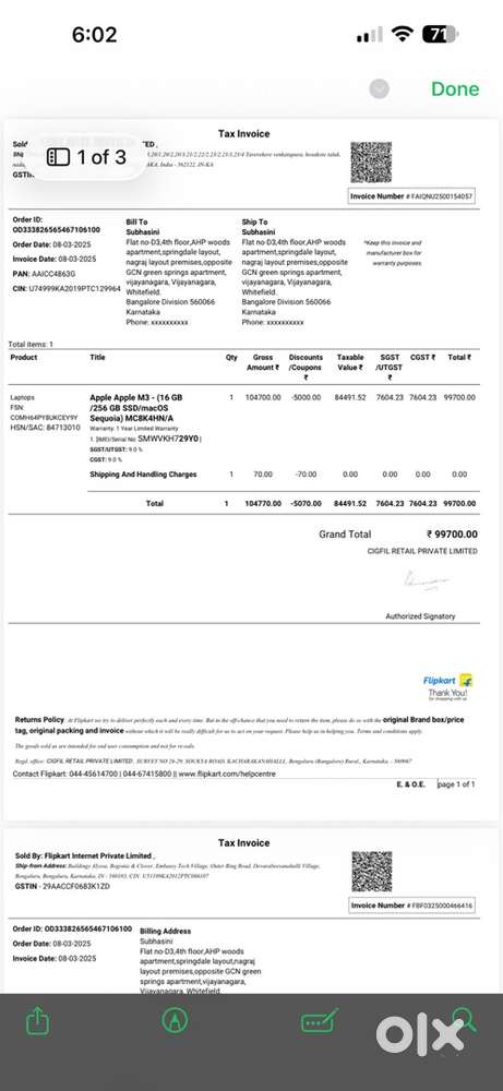 Apple MacBook Air M3