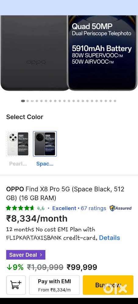 Oppo Find X8 Pro 512 100% Condition