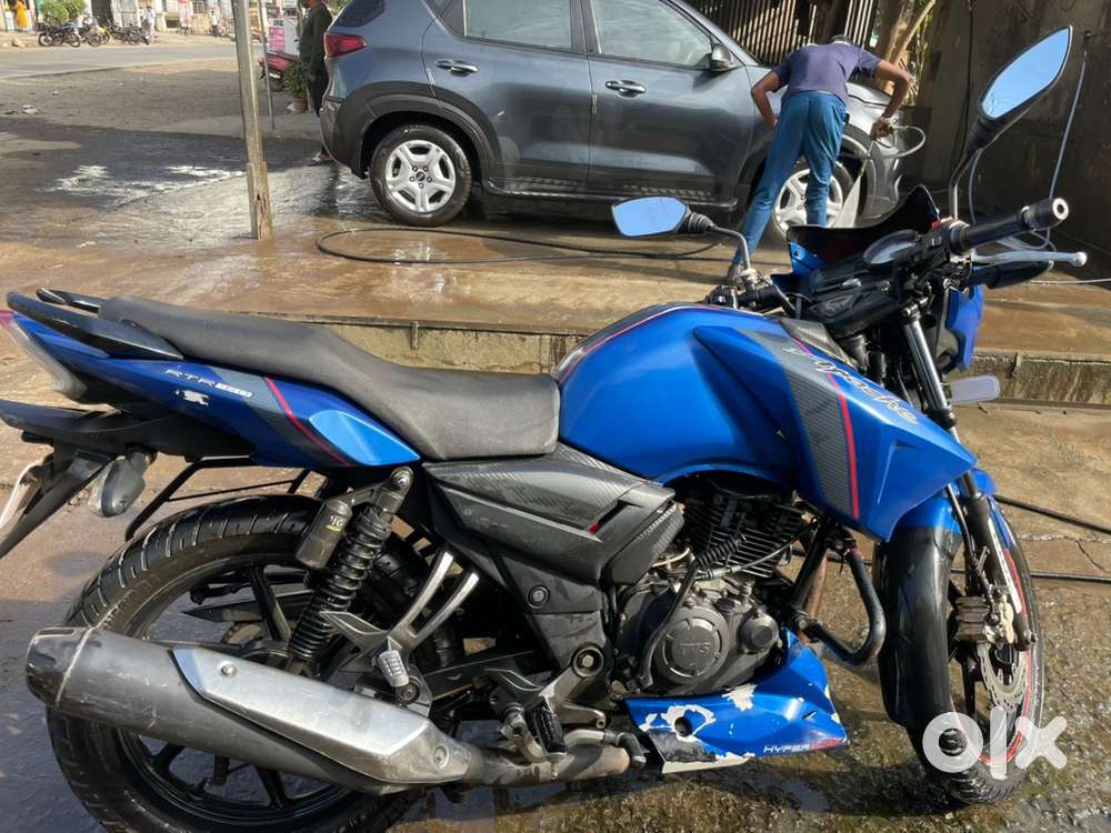 Apache 160 blue colour