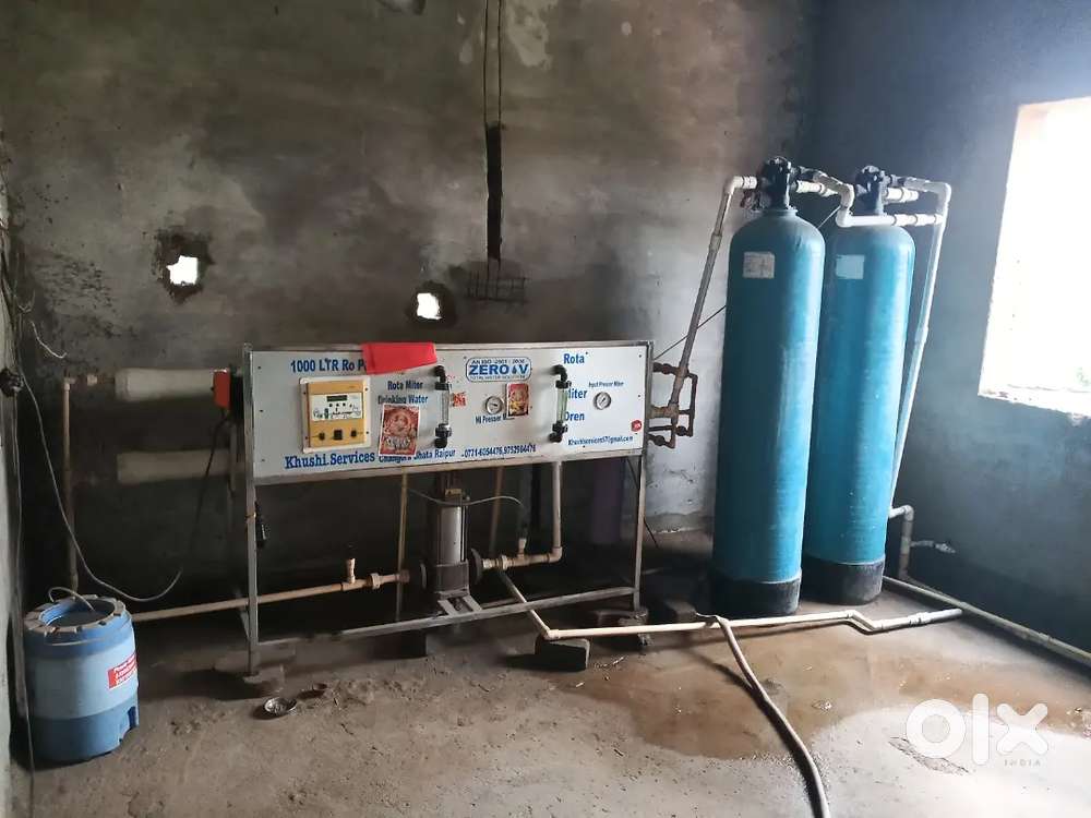RO water plant 1000 capacity