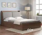 Sunday sale  Double bed with box starting 7490/- Emi option available