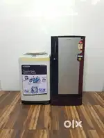 Kelvinator 190 ltrs base model refrigerator & Samsung 6.2kg #kav9716ja