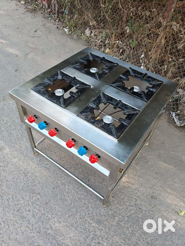 Stainless steel continental stove(4-burners)