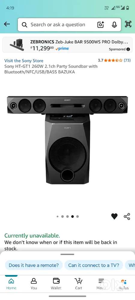 sony Home theater