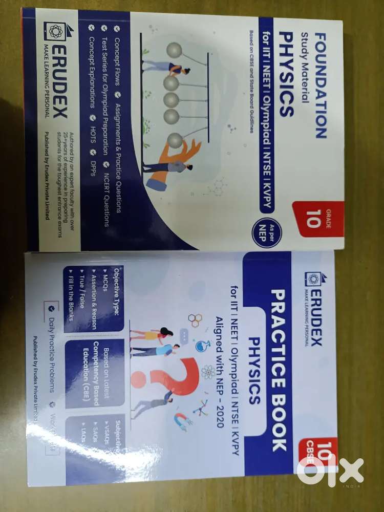 Class 10 physics practice book also used to prepare for IIT, OLYMPIAD