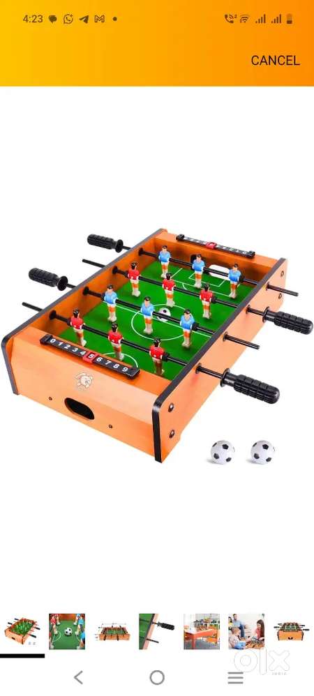 Foosball soccer game