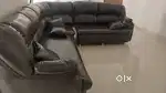Leather Sofa 7 seater in L shape