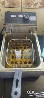 Griddle (electric grill) and fryer