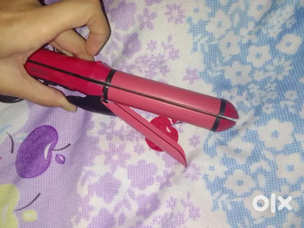 2 in 1 hairstyle for women's ( curler+ straightener)