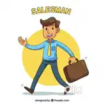 Salesman for drinking water