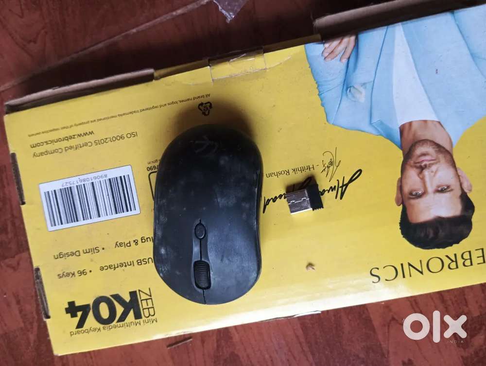 Zebronics Unused keyboard and w.less mouse