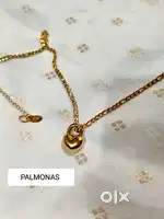 Palmonas 18k Gold-Plated Heart Lock Necklace,Waterproof & Anti-Tarnish