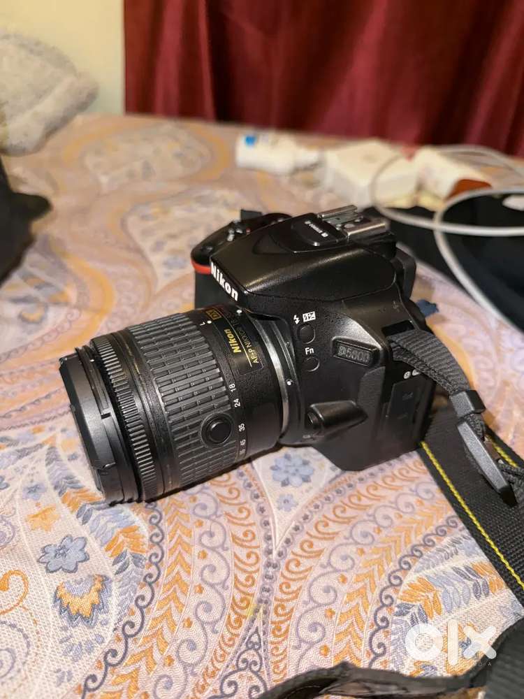 camera with lens double battery charger bag