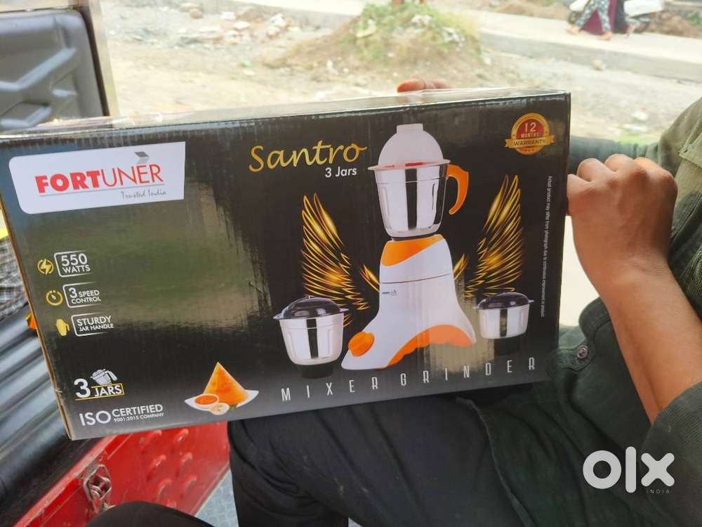 Mixer grinder , Fortuner trusted india ,iso certified, 3jars, sea pack