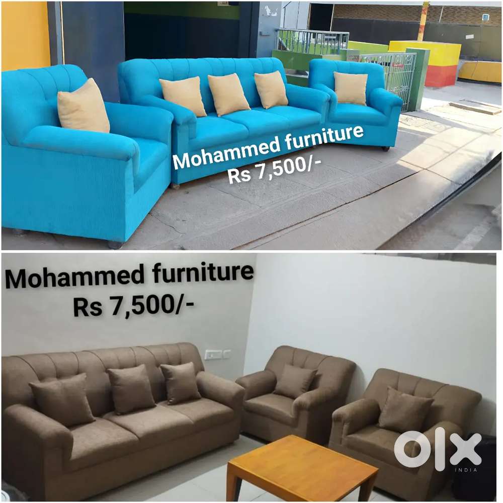 5 Seater Sofa Set (3+1+1) Premium Quality at 7500 with 1 Year Warranty