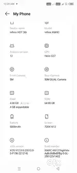 4/64. 4g phone  6 month old