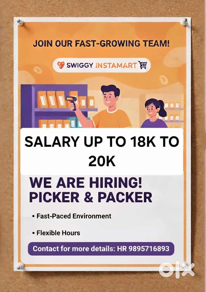 VACANCY IN SWIGGI INSTAMART